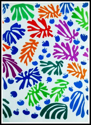 Lithographie Henri Matisse 1958 les algues