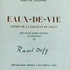 (alt="Raoul DUFY, lithograph, signed in the plate, eaux de vie Raoul DUFY, 1963")