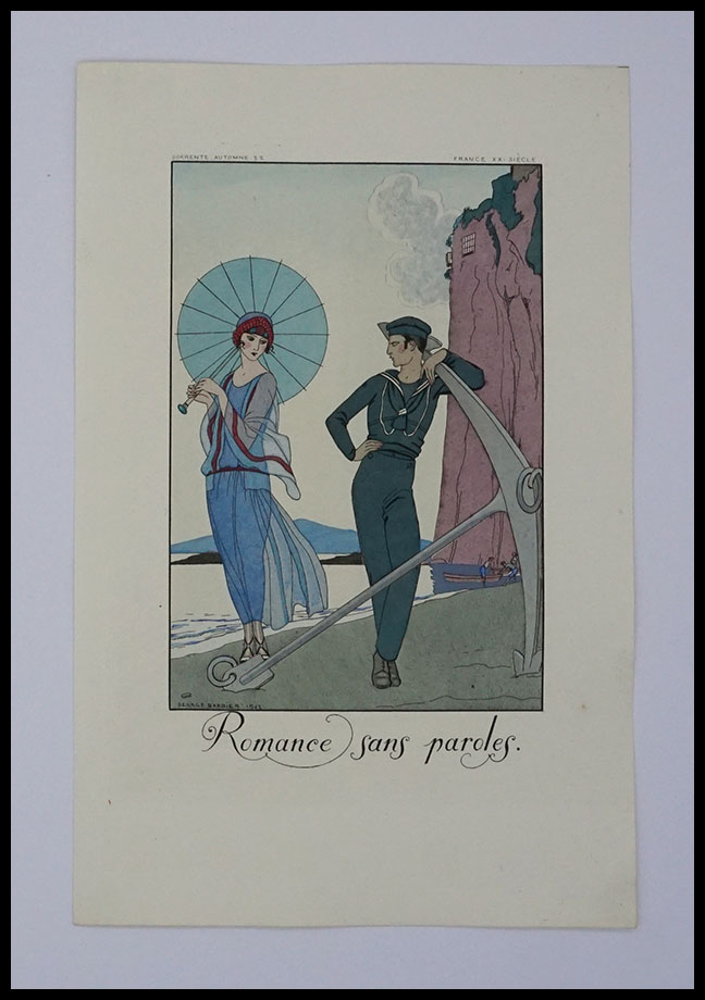 George Barbier,Gravure,Pochoir,Original,12