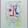 Pablo PICASSO - Le Goût du Bonheur - Planche 5 - 1970 - lithograph")