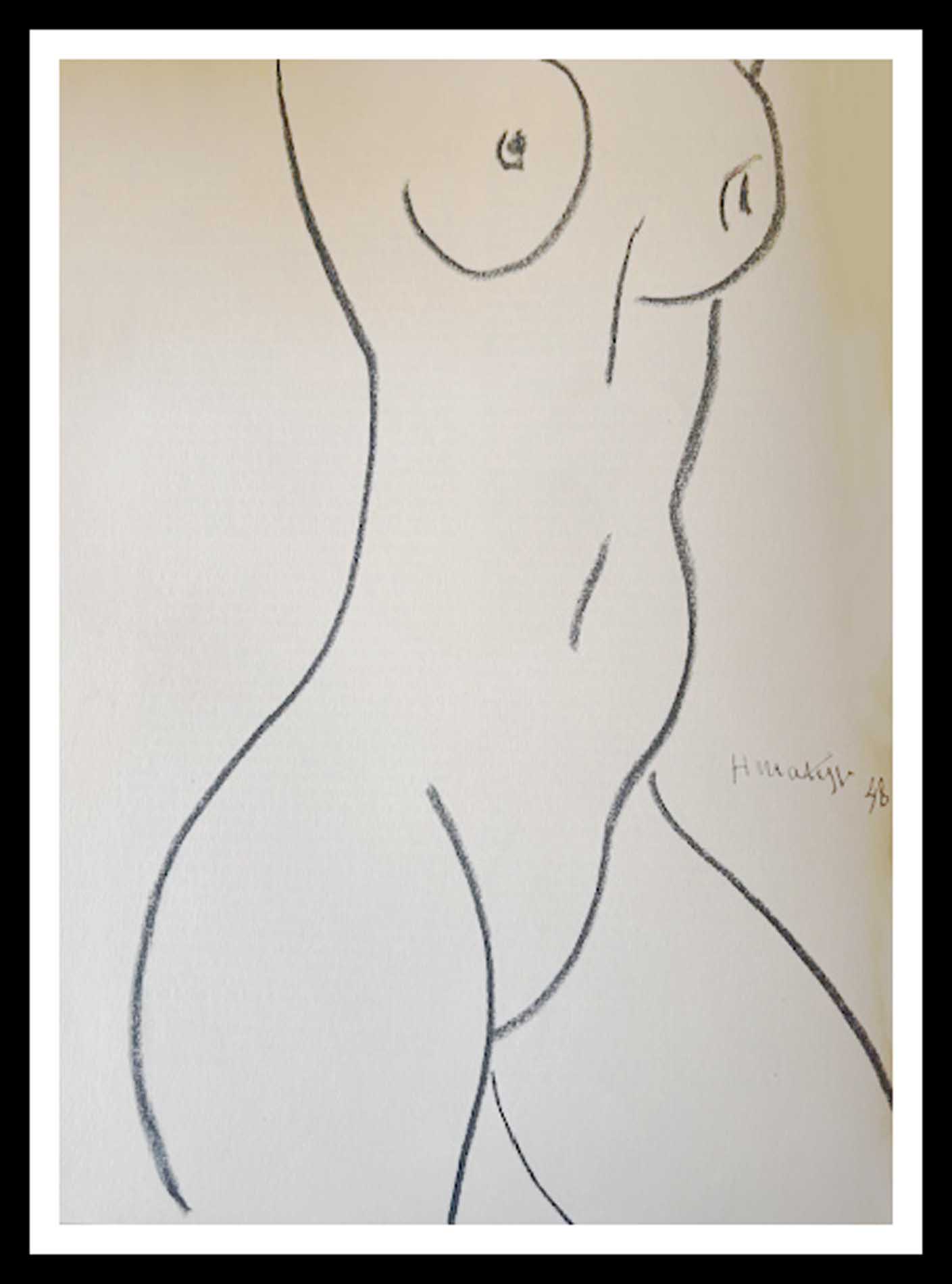 Henri MATISSE, Nude, 1952