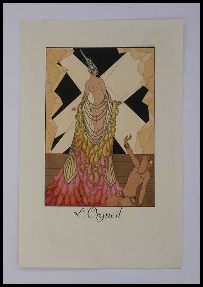 George Barbier,Gravure,Pochoir,Original,28
