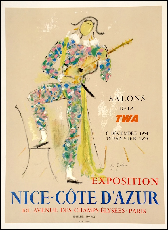 Jean-Cocteau-Exposition-Nice-Cote-Azur-Poster