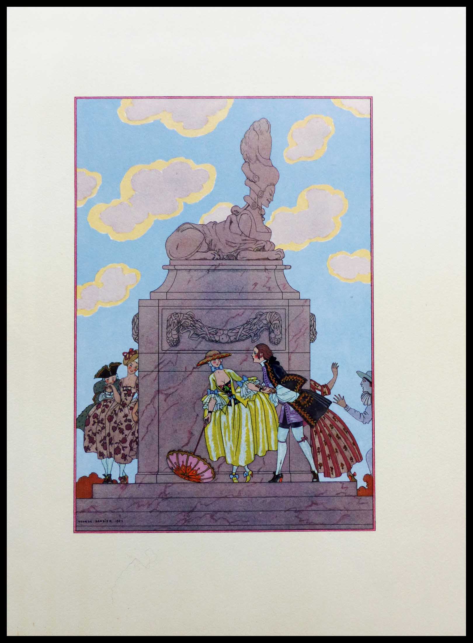 Mandoline fêtes galantes - Georges BARBIER