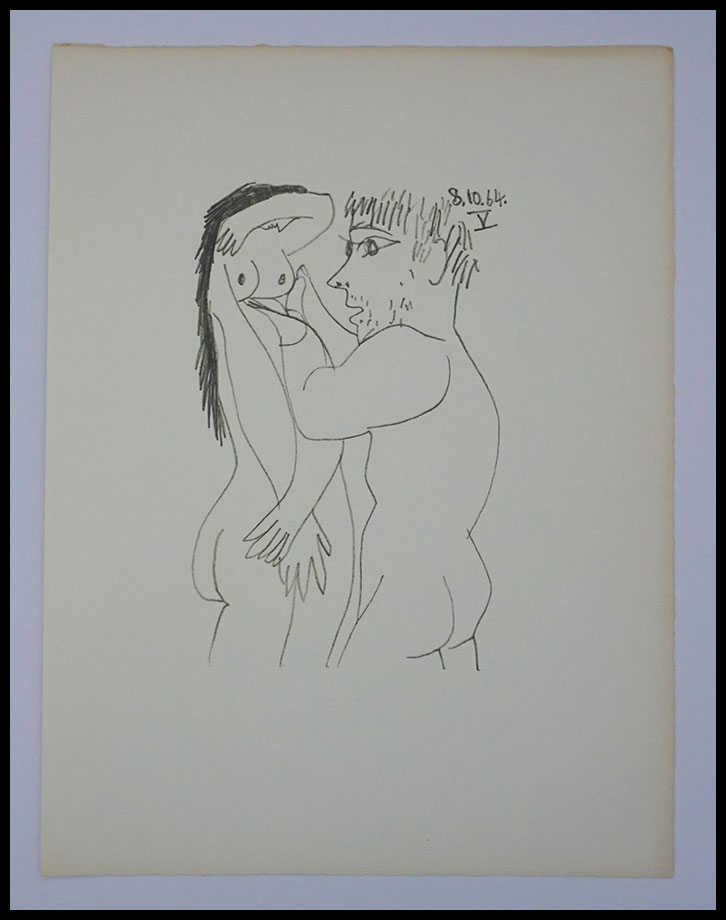 Pablo-Picasso,1970,Lithographie-originale,Original-lithograph,03