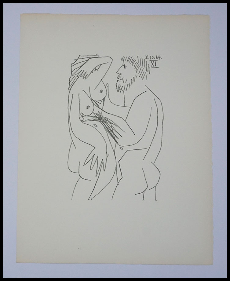 Pablo-Picasso,1970,Lithographie-originale,Original-lithograph,06