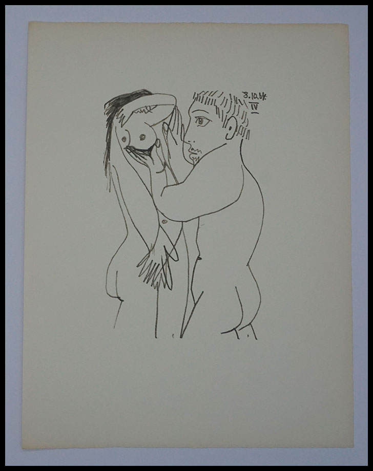 Pablo-Picasso,1970,Lithographie-originale,Original-lithograph,17