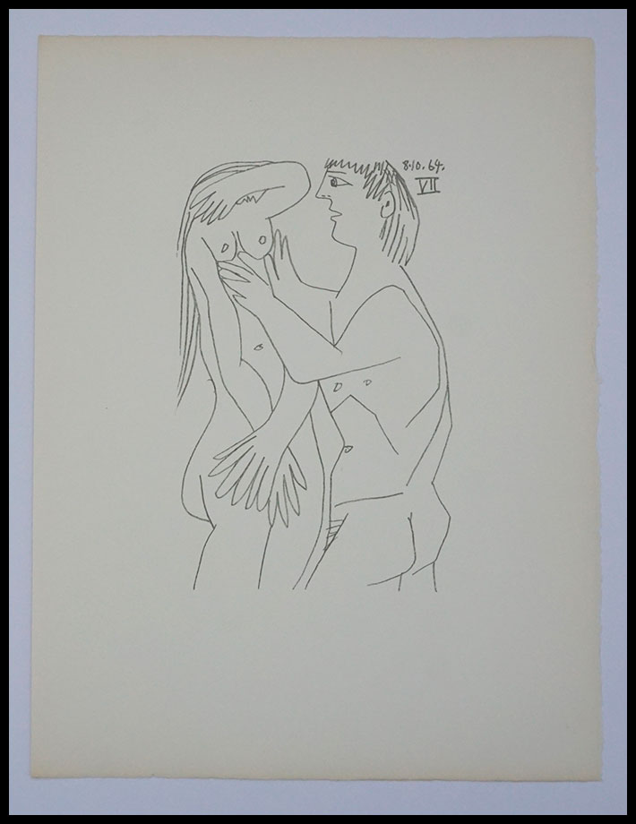 Pablo-Picasso,1970,Lithographie-originale,Original-lithograph,18