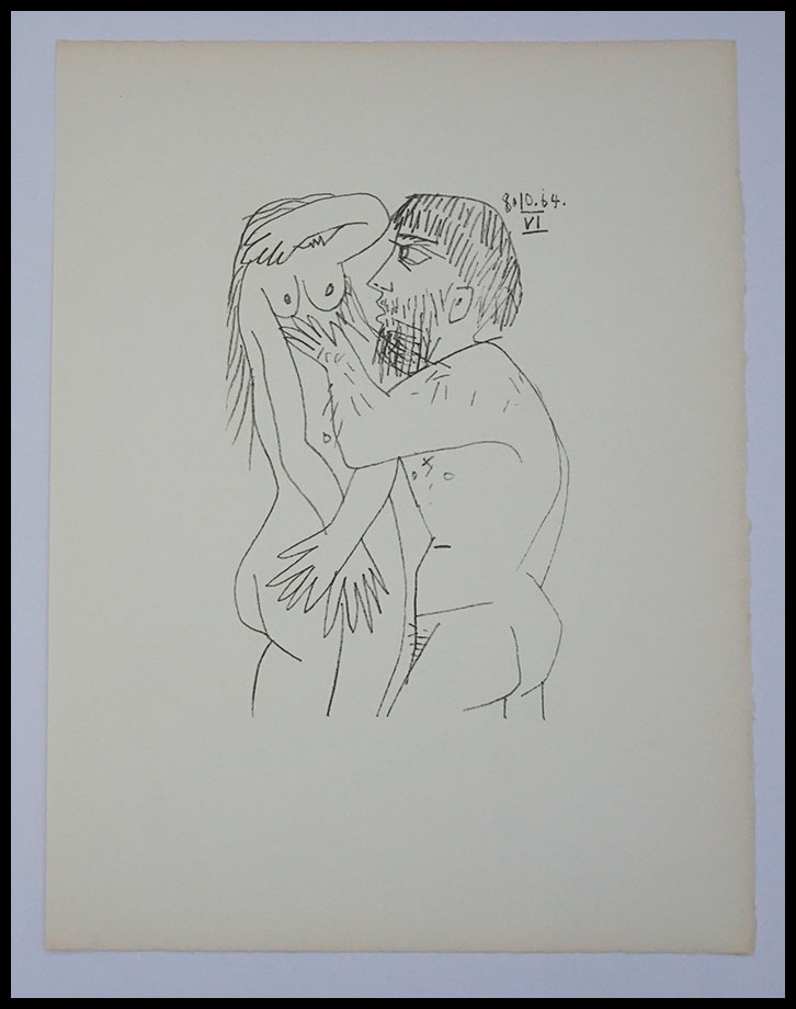 Pablo-Picasso,1970,Lithographie-originale,Original-lithograph,19