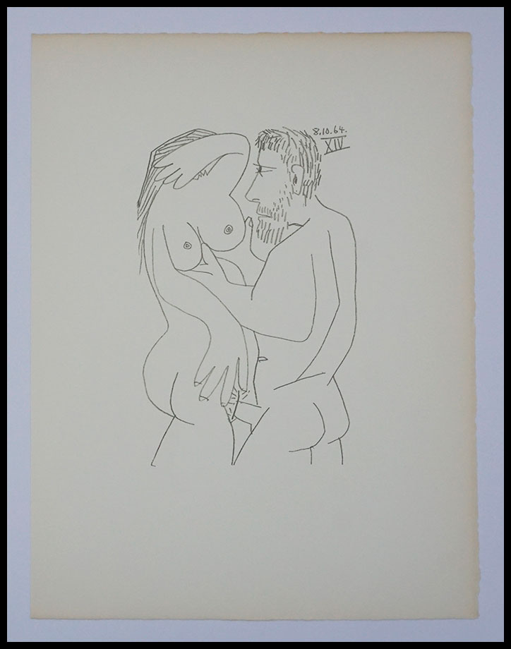 Pablo-Picasso,1970,Lithographie-originale,Original-lithograph,47