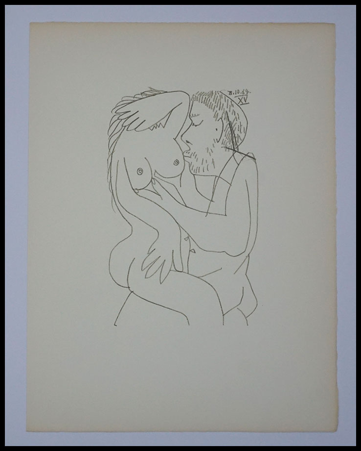 Pablo-Picasso,1970,Lithographie-originale,Original-lithograph,49