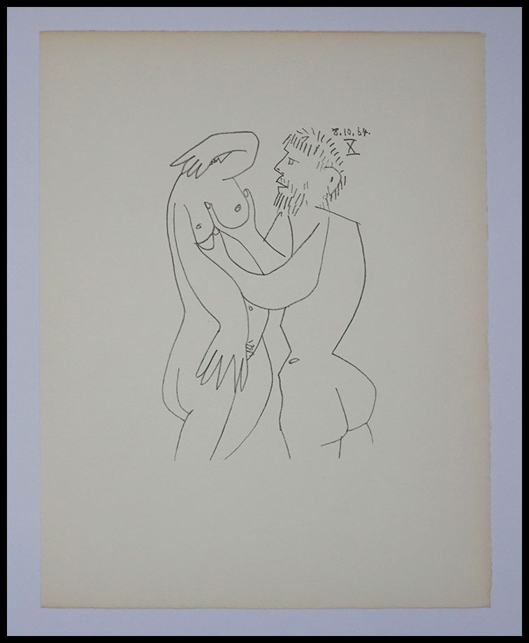 Pablo-Picasso,1970,Lithographie-originale,Original-lithograph,51