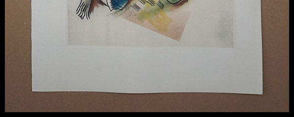 Milivoj Uzelac lithographie originale, Les Arts Martiaux_03