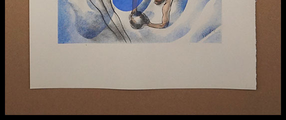 Milivoj Uzelac lithographie originale, le Water-Polo_03