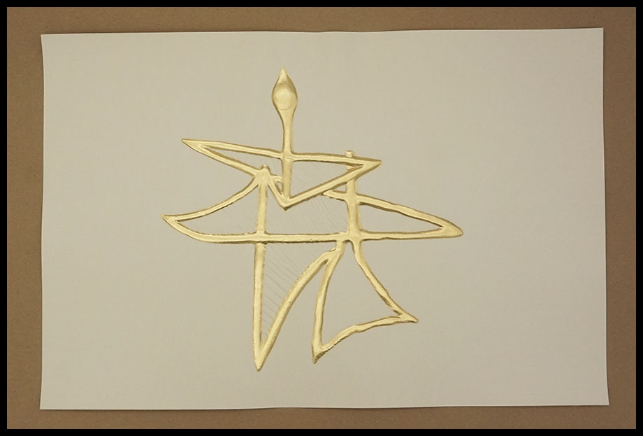 Georges Braque,Lithographie originale,Original lithograph,Gaufrage original sur papier vélin d'Arches Torchon,05