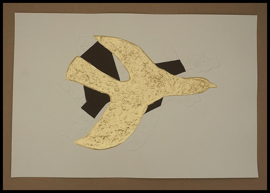 Georges Braque,Lithographie originale,Original lithograph,Gaufrage original sur papier vélin d'Arches Torchon,14