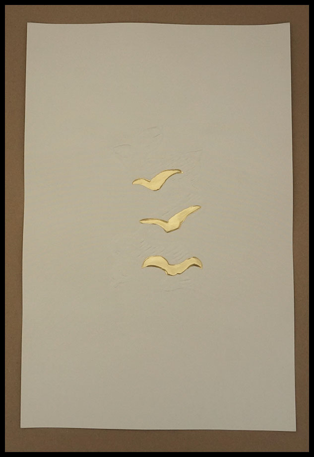 Georges Braque,Lithographie originale,Original lithograph,Gaufrage original sur papier vélin d'Arches Torchon,21
