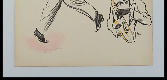 Sem-(Georges-Goursat),Lithographie-gravure-original,Deux-hommes-qui-dansent_03