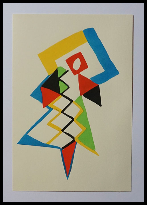Sonia Delaunay,Tableaux Vivants,Pochoirs,1969,25