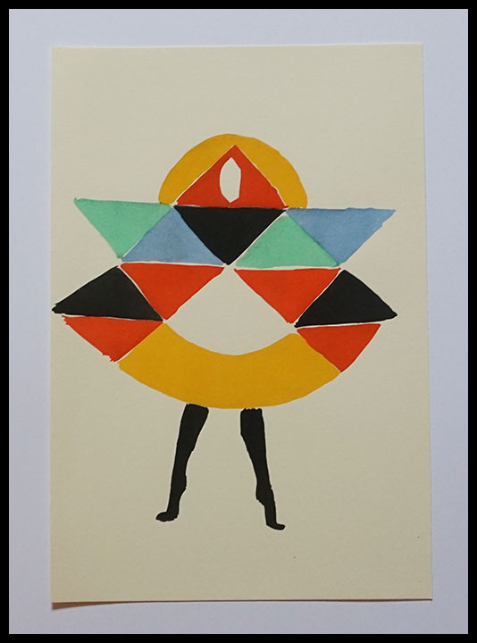 Sonia Delaunay,Tableaux Vivants,Pochoirs,1969,27