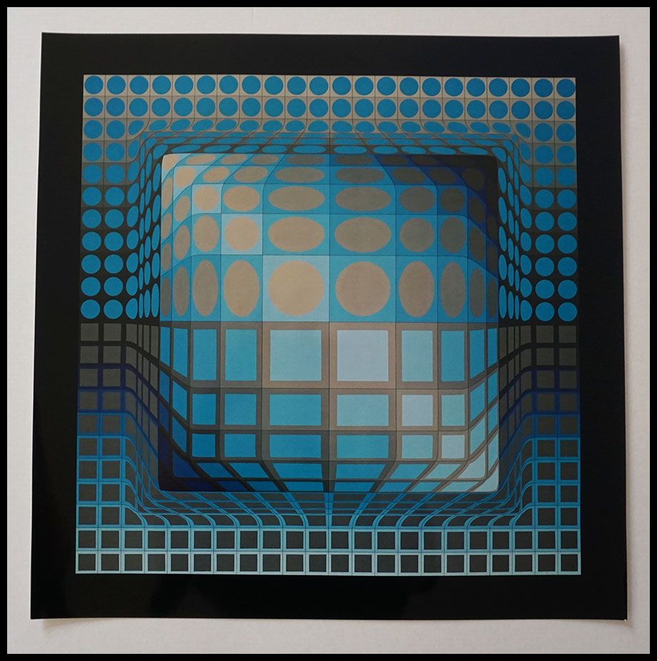 Vasarely,Offset en 6 couleurs,Koska-Rev Vasarely,Offset en 6 couleurs,Koska-Rev