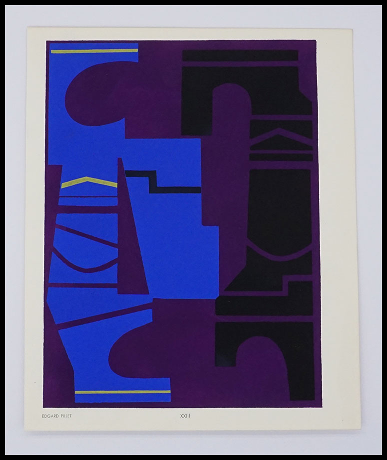 Edgard Pillet,Original Lithograph,Lithographie originale