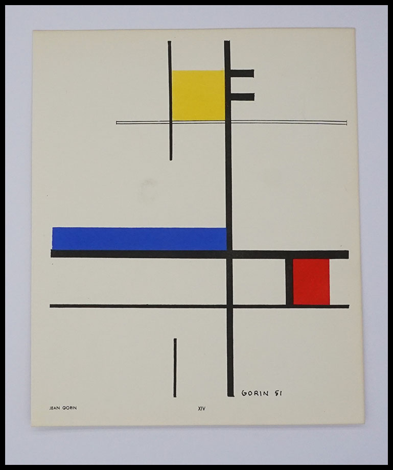 Jean Gorin,Original Lithograph,Lithographie originale